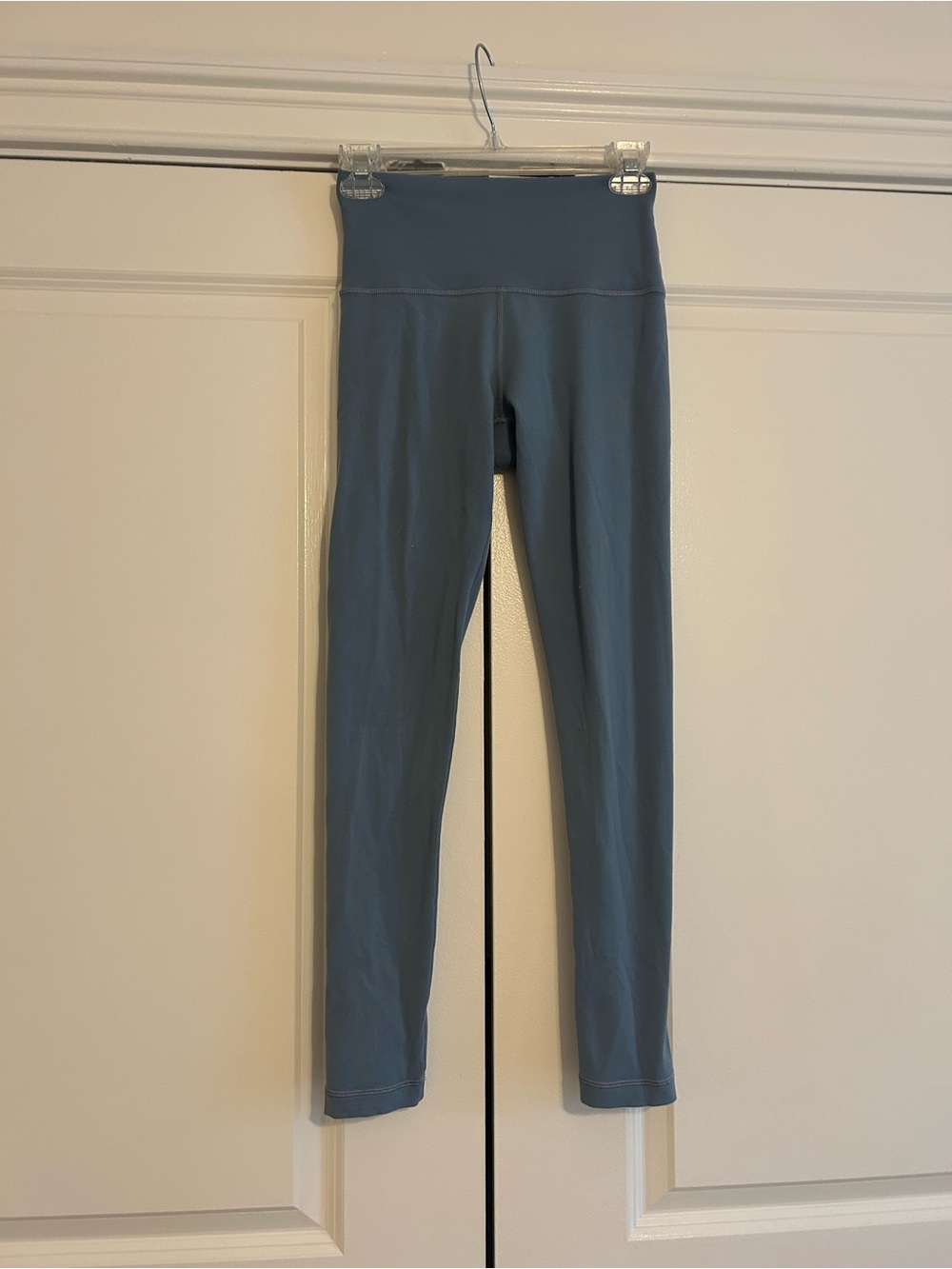 Aritzia High-Waist Leggings in Slate Blue